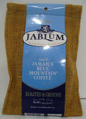 Jablum 647026701506 100% Jamaica Blue Mountain Coffee Roasted And Ground One -4 Oz Bag