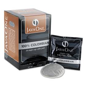 Jav30200 Java One Coffee Pods Colombian Supremo Single Cup 14/box 30200