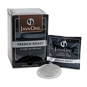 Jtc30806 Java One Single Cup French Roast Ground Coffee Regular .3 Oz. 14 Pods