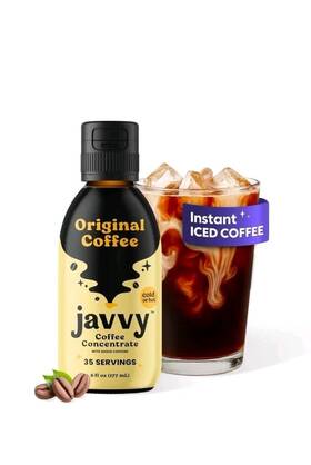 Javvy 850057798029 Coffee Concentrate Cold Brew Arabica 35 Servings Hot Iced
