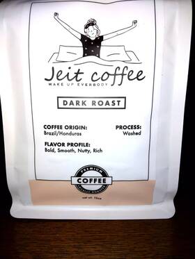 Jeit Coffee 197644882908 Dark Roast Medium Grind 12oz