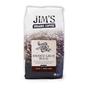 Jims Organic Coffee 631429016312 Jim S Sweet Love Blend Ground - Dark Roast Bold 11 Oz Bag