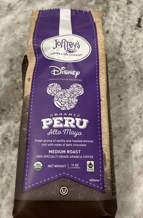 Joffreys 686198927611 Organic Peru Altomayo 11oz. Disney Specialty Coffee Collection Usda