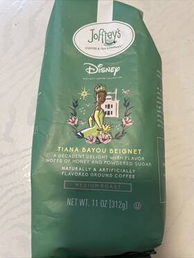 Joffreys Coffee & Tea Company 686198008402 Disney Tiana Bayou Beignet Specialty 11 Oz