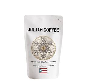 Julian Coffee 845452008378 Adaptogenic Mushroom Ground Coffee. With Lions Mane Chaga Reishi Cordyce