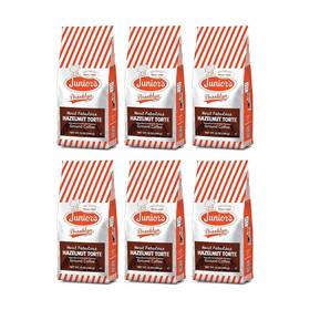 Juniors Coffee 024515301865 6 Pack - Most Fabulous Hazelnut Torte Flavored Ground 12 Ounce