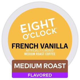 Keurig 611247376386 Eight Oftclock Coffee French Vanilla Single-serve K-cup Pods Flavored