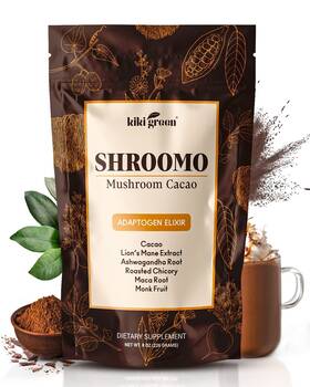 Kiki Green 860010459454 Shroomo Mushroom Coffee Alternative Master Blend Of Lions Mane Ashwagandha