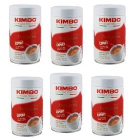 Kimbo 640864816258 6 Cans Of Antica Tradizione Espresso Ground Coffee /250g