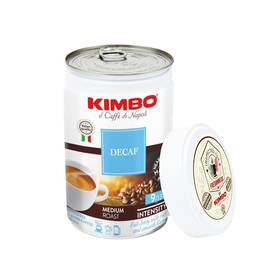 Kimbo 705353882906 Decaf Medium Roast Ground Coffee 9/13 Intensity Full-body With Rich An