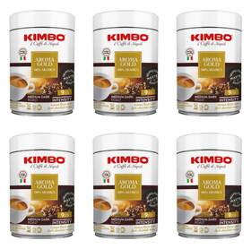 Kimbo 810089040053 Aroma Gold Ground Coffee - 6 Pack 8.8 Oz
