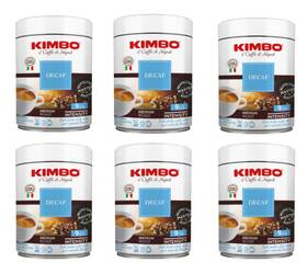 Kimbo 810089040077 Coffee Decaf Ground Tin 8.8 Oz Pack Of 6