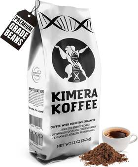 Kimera Koffee 744110612448 Original Blend - Organic Medium Roast Ground Coffee Vitamin-infus
