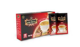 King 5200006 Coffee 3in1 Instant Box 20 Sachet X 0.56oz 16g Halal