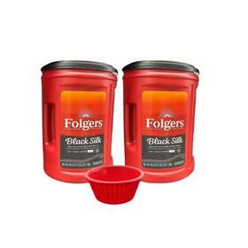 King Buy Box 789091462057 Folgers Black Silk Dark Ground Coffee 40 3 Oz Pack 2. Bundle With