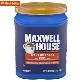 00043000095683 Kraft-heinz Maxwell House Wake Up Roast Ground Coffee 40.4 Oz Canister