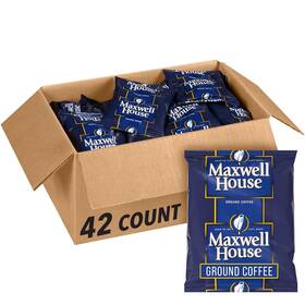 Kraft Heinz 00043000866153 Maxwell House Ground Coffee 42 Ct Pack 1.5 Oz Packets
