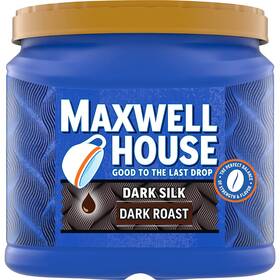 Kraft Heinz 445047894879 Maxwell House Dark Silk Ground Coffee 24.5 Oz Canister
