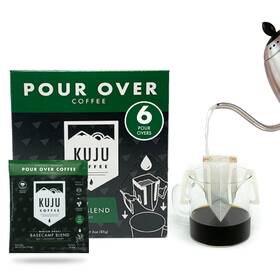 Kuju-bb-06 Kuju Coffee Premium Pour Over Camping Singles - 6 Pack Basecamp Blend Medium Roas