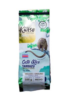 Kwiso Coffee 443033180111 Classic Tarrazu Costa Rica Single Origin 100% Arabica Medium Roast Ground G