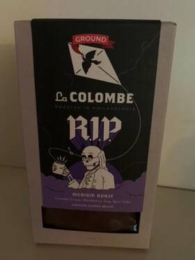 La Colombe 604913012916 New Coffee Rip Blend Medium Roast Ground Caramel Blackberry Spice