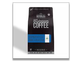 La Republica 850036787358 Organic Reserve Mushroom Espresso X-fine Ground Coffee 60 Serving