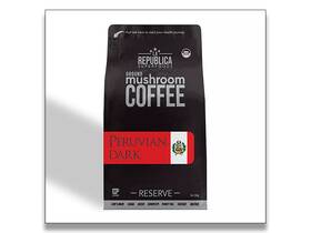 La Republica 850036787396 Organic Reserve Peruvian Dark Ground Mushroom Coffee - 60 Serving