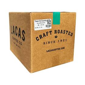 Lacas 669392123454 Coffee Co Town And Country Breakfast Blend Decaf Ground 96/2.5oz