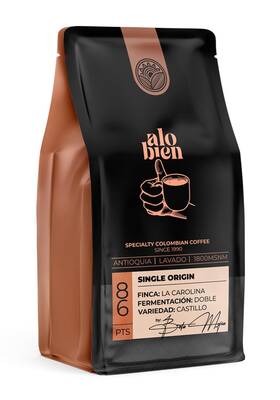 Lattenda 653552177005 Alo Bien Specialty Coffee Whole Bean 1 Lb. - Caf Especial Colombiano Tosta