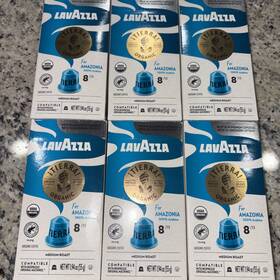 Lavazza 000070053571 Tierra For Amazonia Capsules 6 Packs 60 Pods Nespresso Compatible