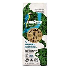 Lavazza 041953002727 Tierra Organic Amazonia Ground Coffee Medium Roast Floral Notes 10