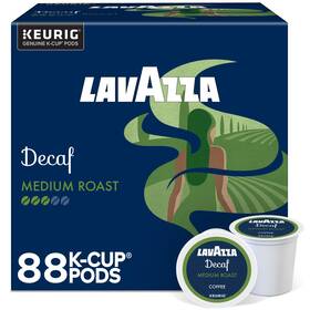Lavazza 041953004738 Decaf Coffee 88 Count Medium Roast Balanced Full Bodied 100 Arabica B