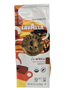 Lavazza 041953005896 Tierra Organic Ground Coffee Dark Roast 10.5oz Bb 12/25 Lot Of 8