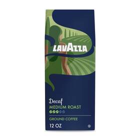 Lavazza 041953006824 Decaf Ground Coffee Medium Roast 100% Arabica 12 Oz Bag Pack Of 1