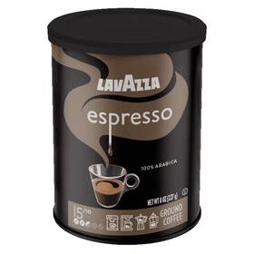 Lavazza 313044322381 Espresso Ground Coffee Medium Roast 100% Arabica 8 Oz Tin