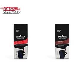 Lavazza 445013414483 Classico Ground Coffee Blend Medium Roast 12 Oz Bag Perfetto