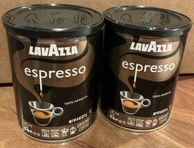 Lavazza 629722742991 Espresso Ground Coffee Medium Roast 100% Arabica 8 Oz 2 Tins