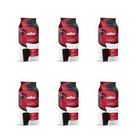 Lavazza 689738519482 Classico Ground Coffee Blend Medium Roast 12-ounce Bags Pack Of 6
