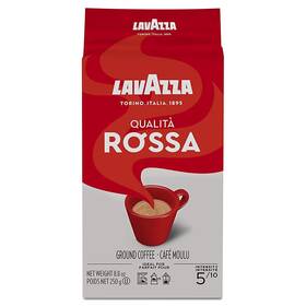 Lavazza 773821773322 Qualit Rossa Ground Coffee Medium Roast Arabica And Robusta Blend