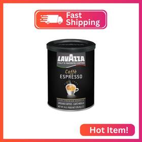 Lavazza.1450 Lavazza 1450 Caffe Espresso Ground Coffee Medium Roast 8 Oz Can