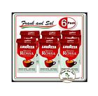 Lavazza Qualita Rossa Caffe Ground Espresso 6 Pack 617375935822