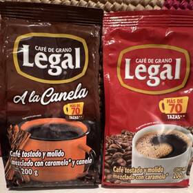 Mp010047 Legal Ground Coffee Caramel And Cinnamon 200g Mexican Kosher Medium Grind