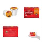 Lepusmgryc6715 Golden Caramel Flavored Medium Roast Count Single Serve Coffee Pods