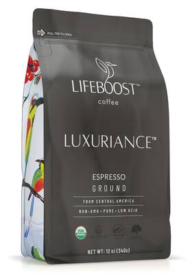 Lifeboost 638264997653 Coffee Espresso Ground - Low Acid Single Origin Usda Organic