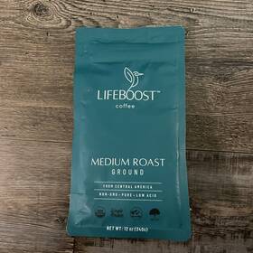 Lifeboost Coffee 638264997554 Organic Ground Medium Roast Low Acid Single Origin 12 Ounces A3