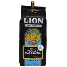 20771 Lion Coffee Decaf Vanilla Macadamia Nut 10oz Bags - Case Rate
