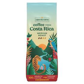 Liquid Gold Coffee 195893238880 From Costa Rica Medium Roast Ground 1 Bag 12oz Fair Trade 100% Fresh Arab