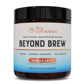 Lwl3167 Live Conscious Beyond Brew Vanilla Latte Coffee Alternative - Mushroom Complex With Lion S Mane
