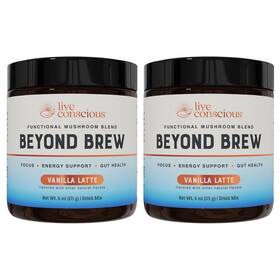 Lwl3170 Live Conscious Beyond Brew Vanilla Latte Coffee Alternative - Mushroom Complex With Lion S Mane