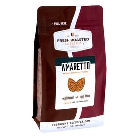Llc 445038568512 Amaretto Flavored Coffee 12 Oz Medium Roast Kosher Whole Bean